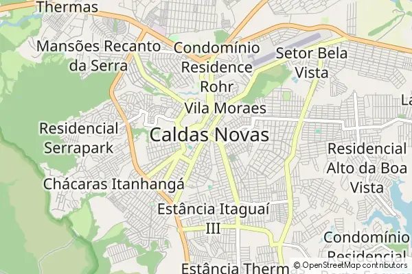 Karte Caldas Novas