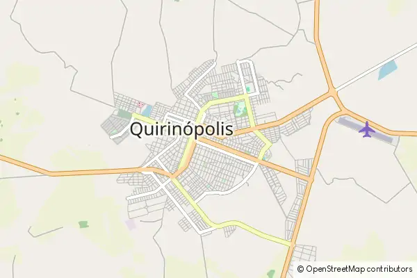 Karte Quirinópolis