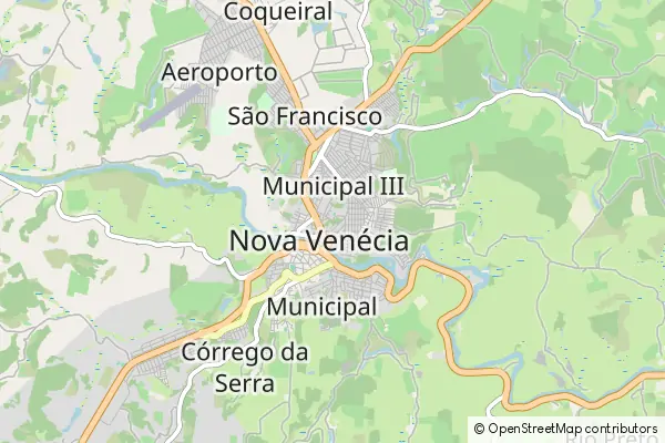 Karte Nova Venécia