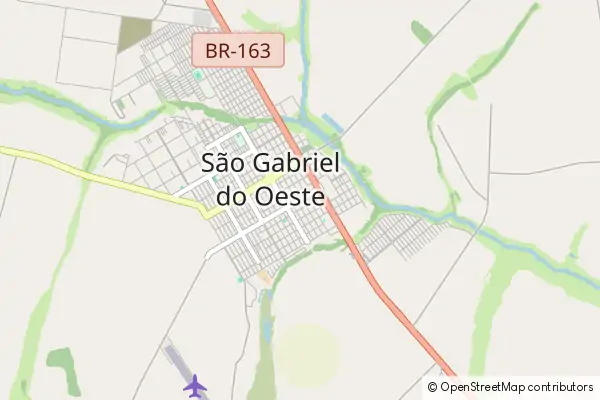 Karte São Gabriel do Oeste