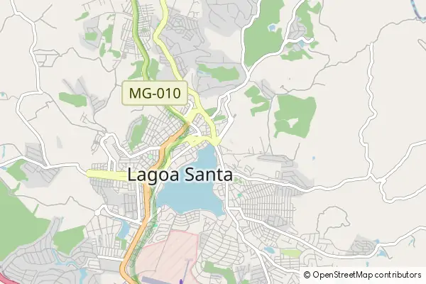 Karte Lagoa Santa