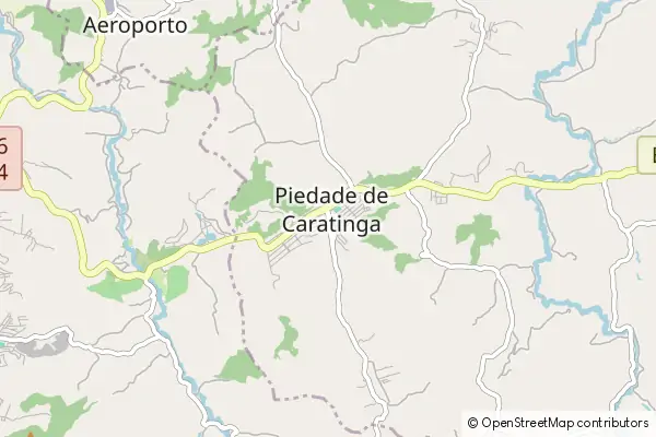 Karte Piedade de Caratinga