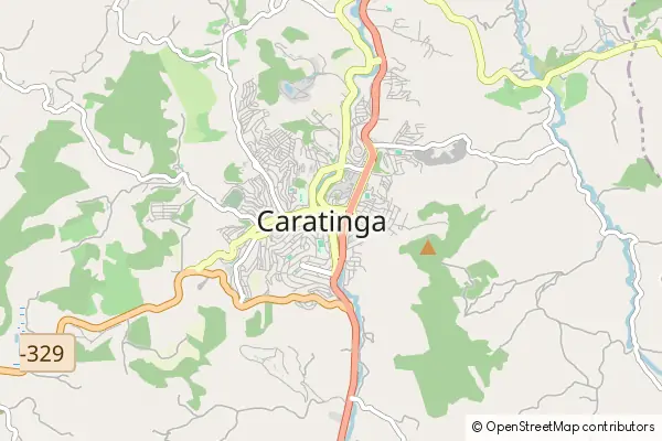 Karte Caratinga