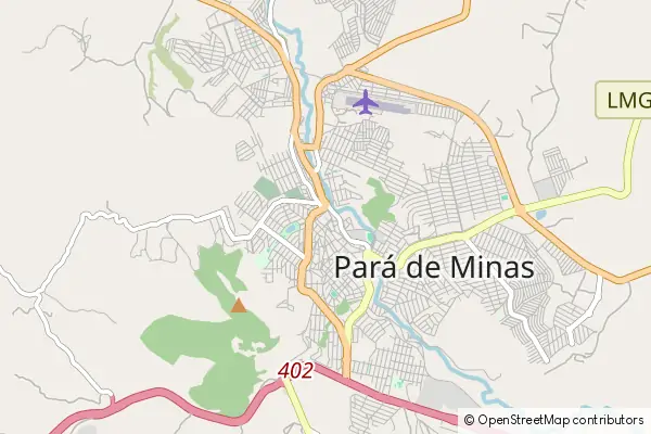 Karte Pará de Minas