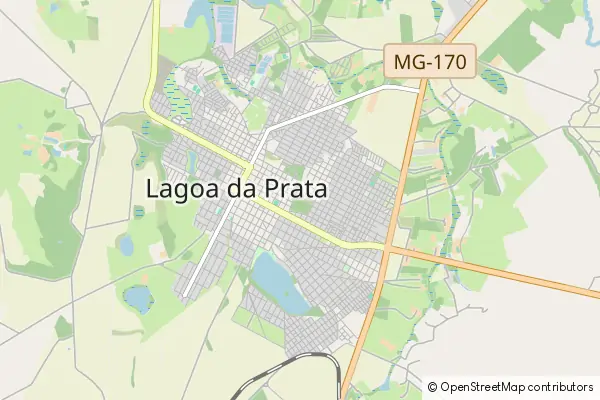 Karte Lagoa da Prata