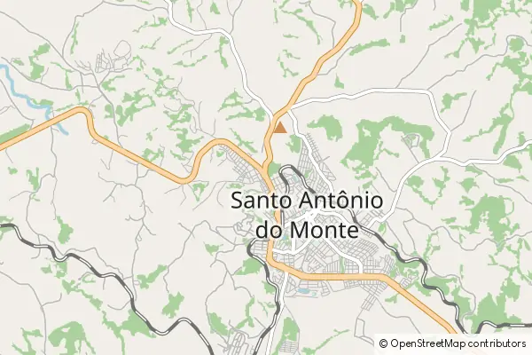 Karte Santo Antônio do Monte