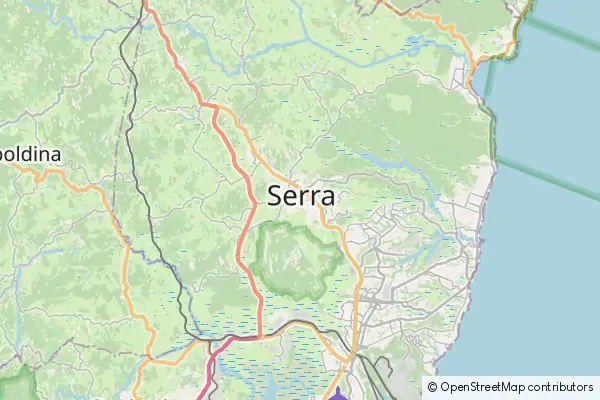 Karte Serra