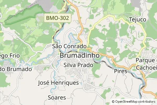 Karte Brumadinho