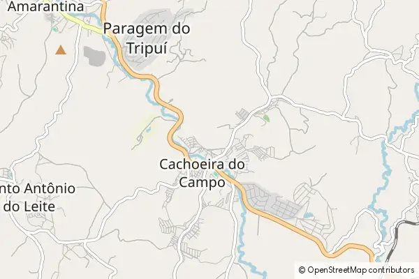 Karte Cachoeira do Campo