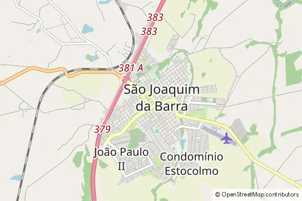 Karte São Joaquim da Barra