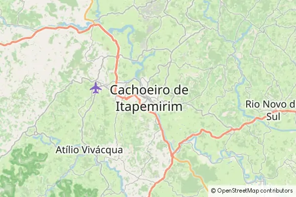 Karte Cachoeiro de Itapemirim
