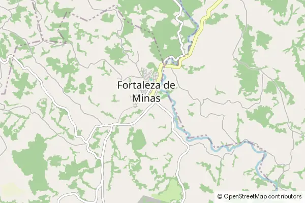 Karte Fortaleza de Minas