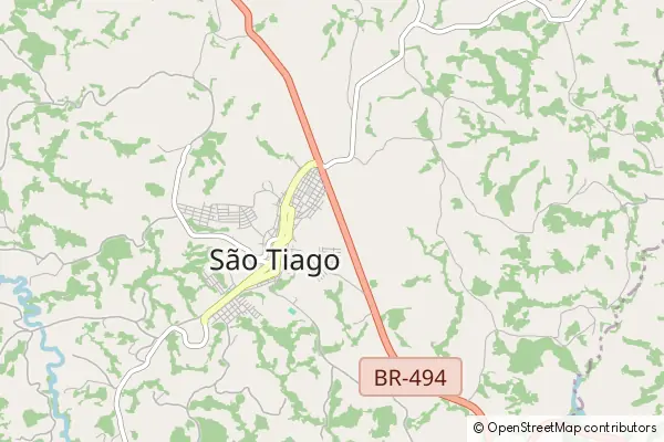 Karte São Tiago