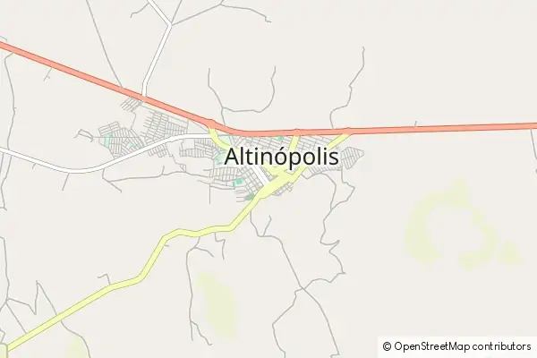 Karte Altinópolis