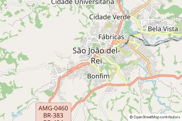 Karte São João del Rei