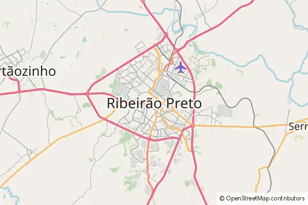 Karte Ribeirão Preto