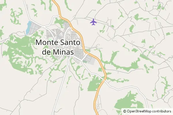 Karte Monte Santo de Minas