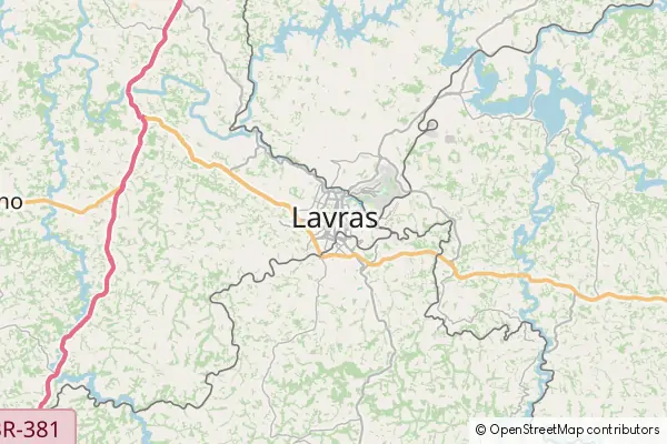 Karte Lavras