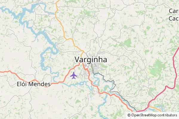 Karte: Varginha • © OpenStreetMap contributors Karte Varginha