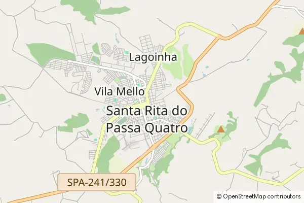 Karte Santa Rita do Passa Quatro