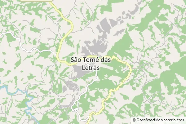 Karte São Thomé das Letras