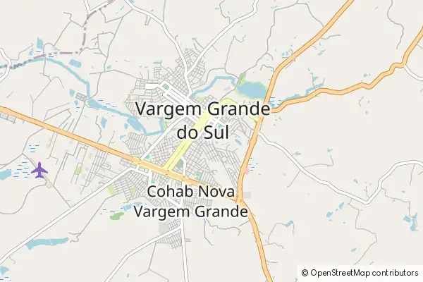 Karte Vargem Grande do Sul