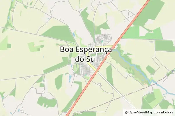 Karte Boa Esperança do Sul