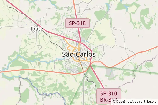 Karte São Carlos