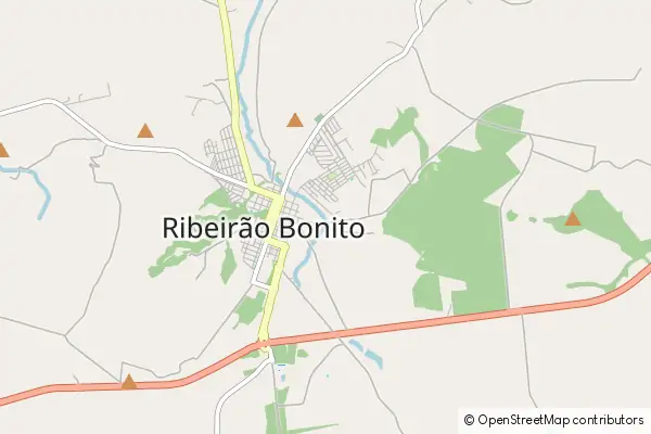 Karte Ribeirão Bonito