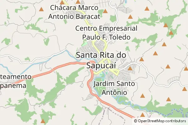 Karte Santa Rita do Sapucaí