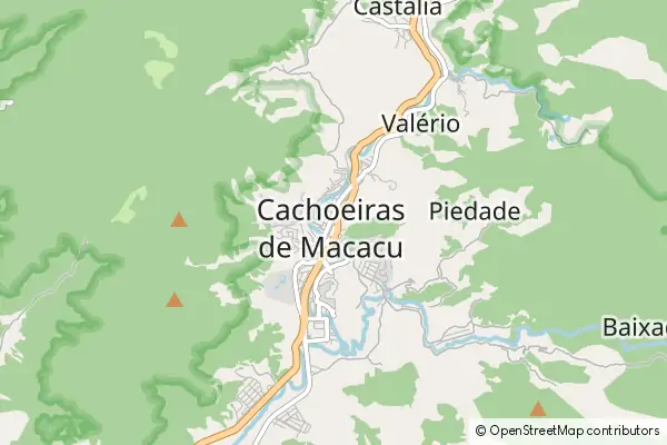 Karte Cachoeiras de Macacu