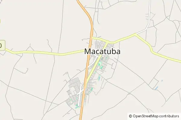 Karte Macatuba