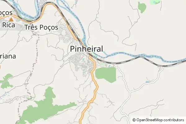 Karte Pinheiral