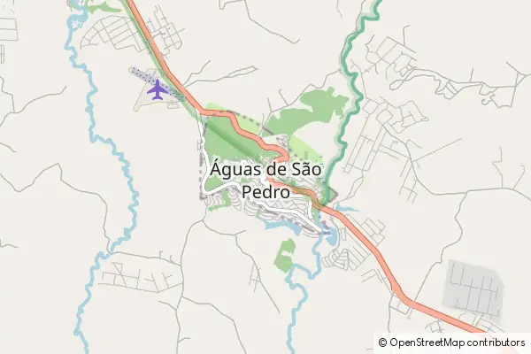 Karte Águas de São Pedro