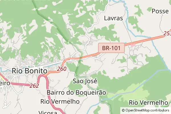 Karte Rio Bonito