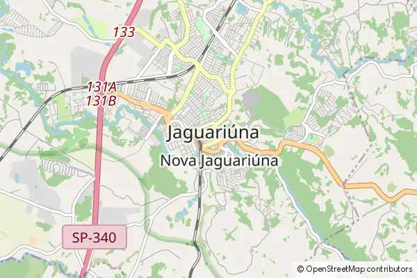 Karte Jaguariúna