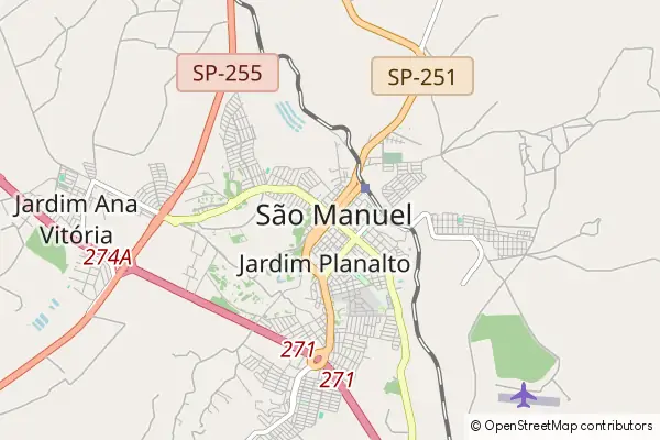 Karte São Manuel