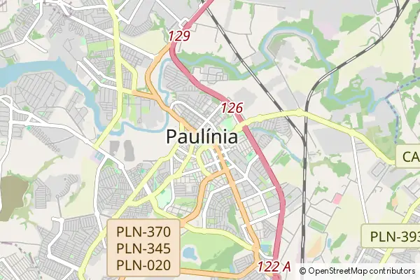 Karte Paulínia