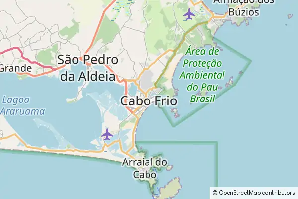 Karte Cabo Frio