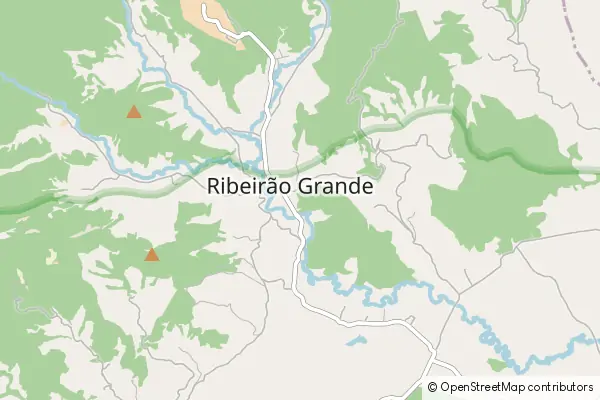 Karte Ribeirão Grande