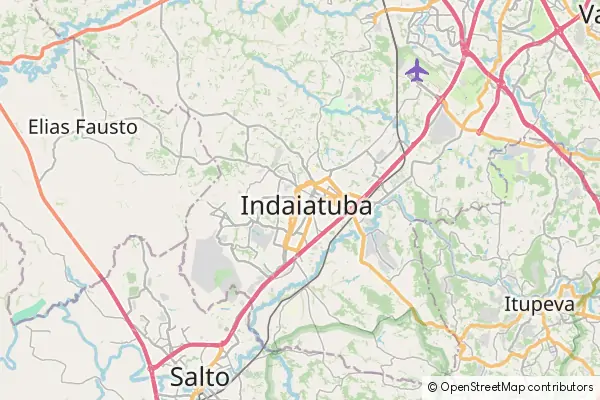 Karte Indaiatuba
