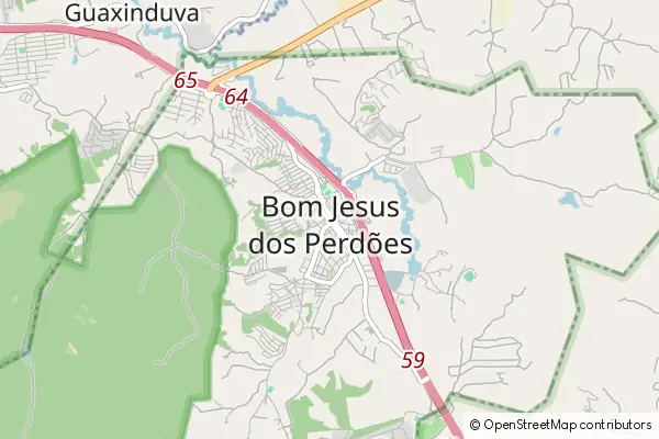 Karte Bom Jesus dos Perdões