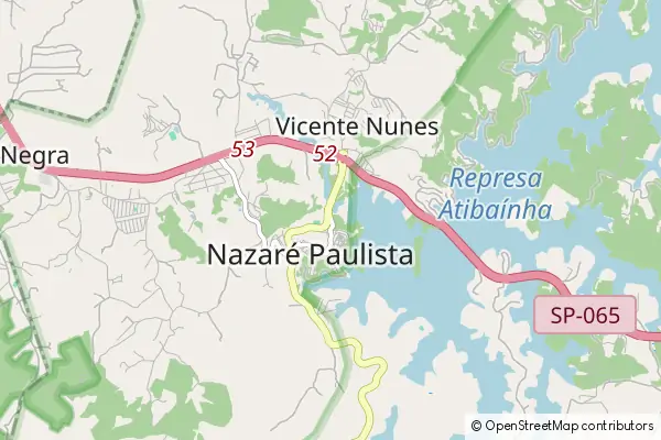 Karte Nazaré Paulista