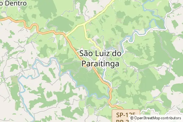 Karte Sao Luiz do Paraitinga