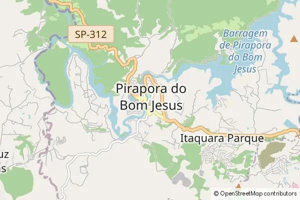 Karte Pirapora do Bom Jesus