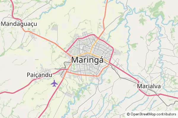 Karte Maringá