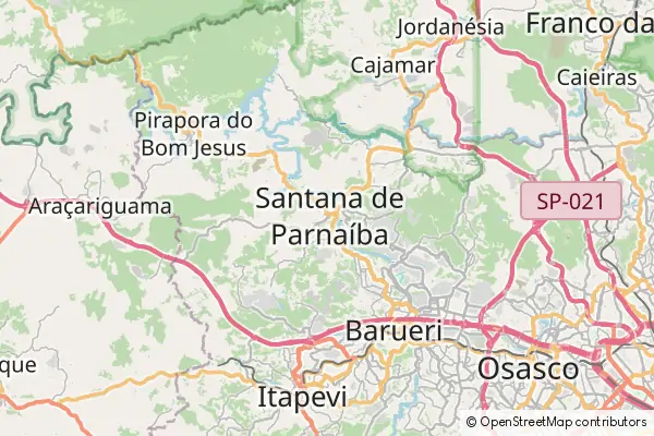 Karte Santana de Parnaíba