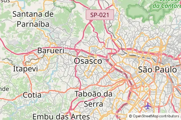 Karte Osasco