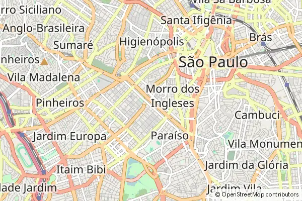 Karte Serra da Bocaina Nationalpark