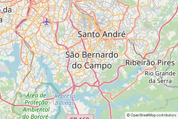 Karte São Bernardo do Campo